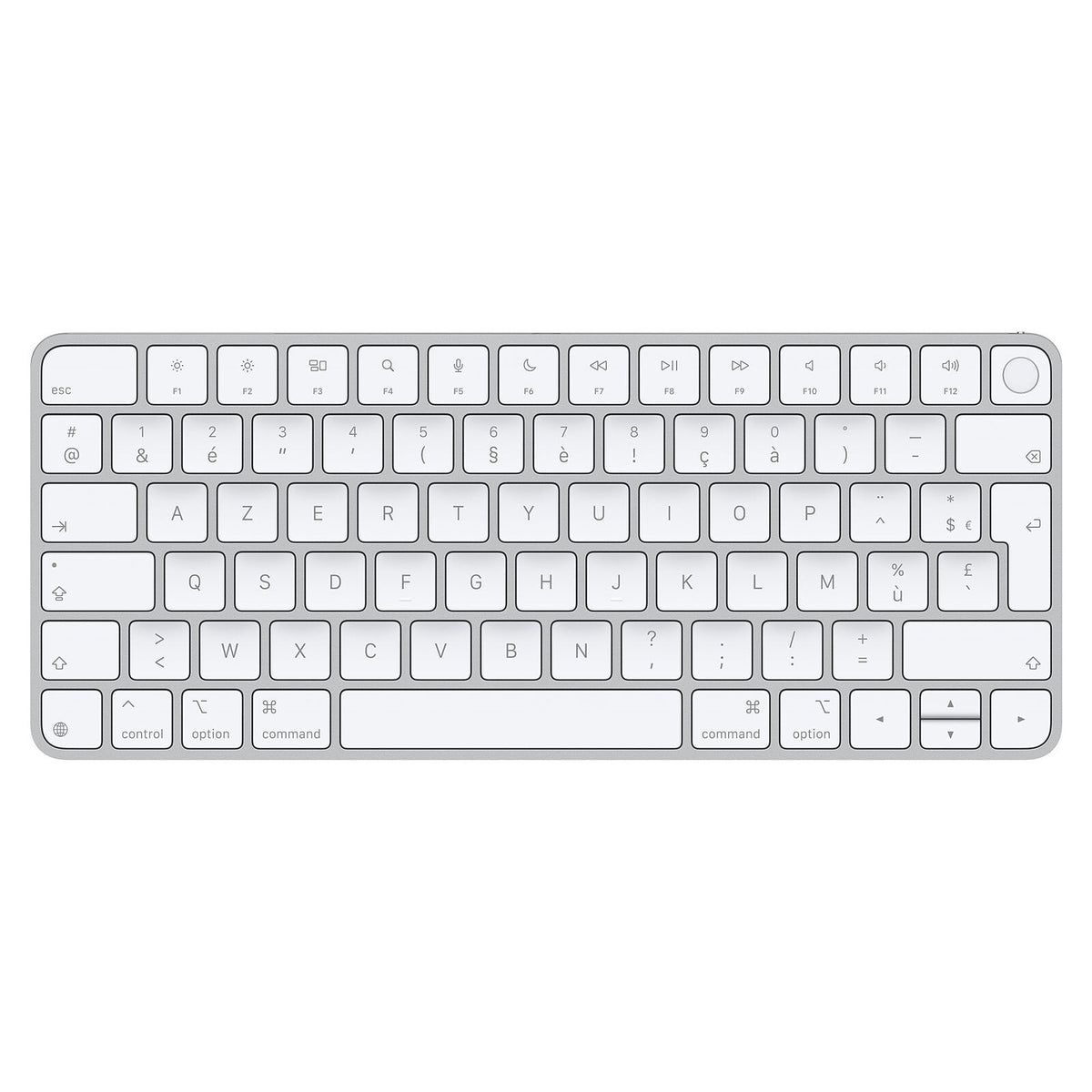 Apple Magic Keyboard - Clavier Sans Fil Bluetooth Rechargeable Blanc