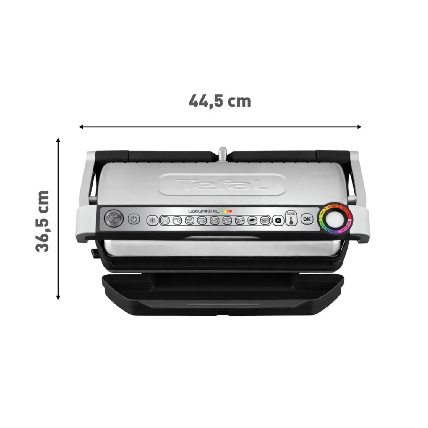 Tefal OptiGrill+ XL GC722D16 - Grill Électrique Intelligent 2000W 9 Programmes