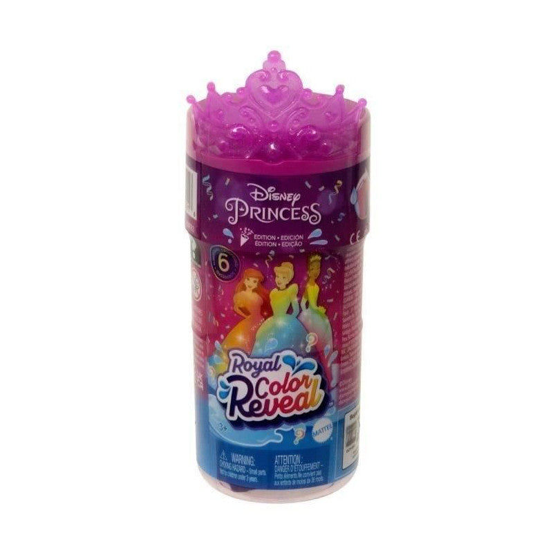 Poupée Surprise Disney Princess Color Reveal avec 6 Accessoires Magiques – HPX39