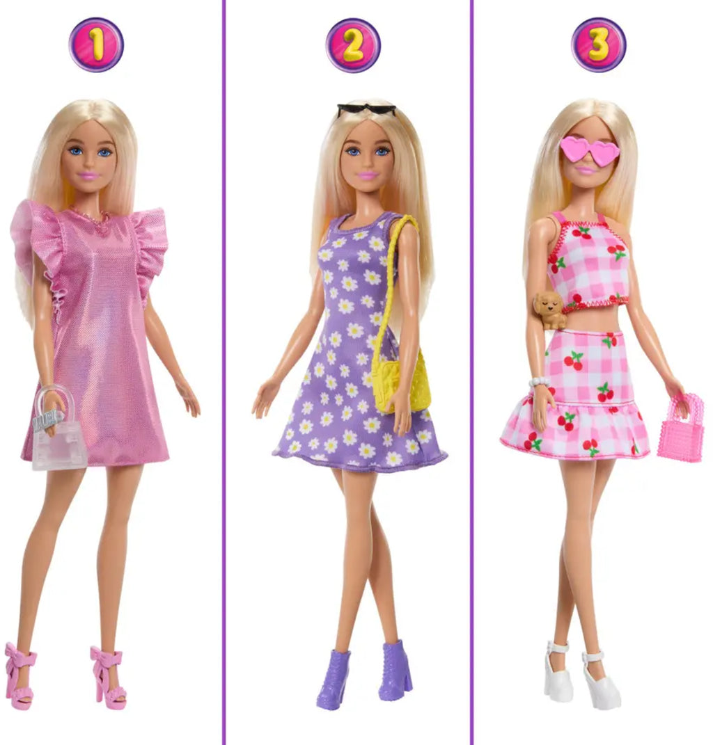 Barbie Dream Closet HXD58 - Dressing avec Poupée et Plus de 25 Vêtements et Accessoires