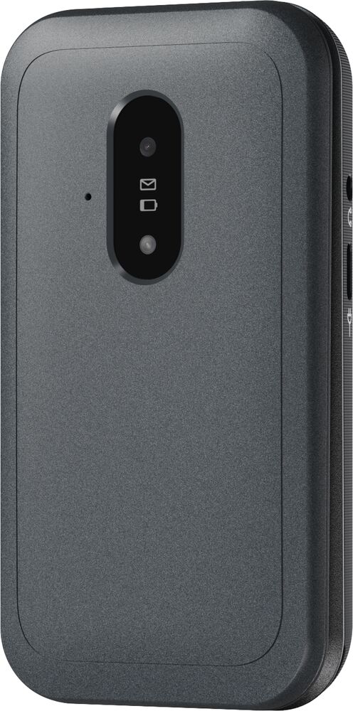 Doro Leva E20 Graphite - Téléphone Portable à Clapet 4G Senior avec Touche SOS