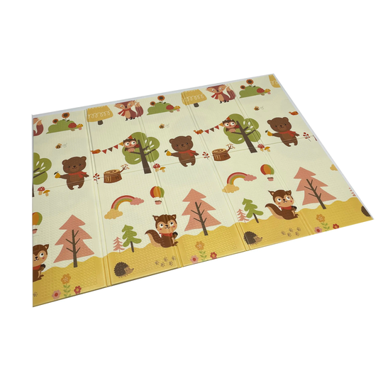 Tapis de jeux Mousse XXL 150*180*1 cm Pliable réversible Sweety fox