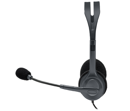 Logitech Casque filaire stéréo avec micro 3,5 mm Stereo Headset H111