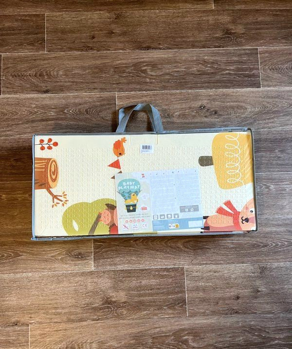 Tapis de jeux Mousse XXL 150*180*1 cm Pliable réversible Sweety fox