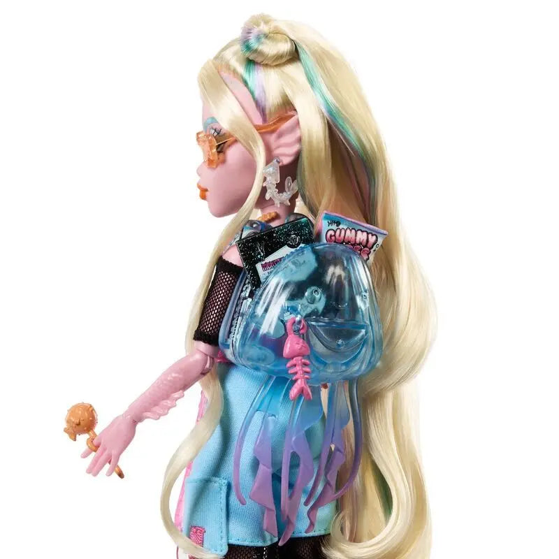 Monster High Lagoona Blue HXH75 - Poupée Articulée avec Neptuna et Accessoires
