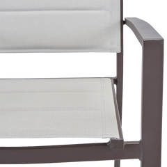 Fauteuil de jardin Orion beta en aluminium marron