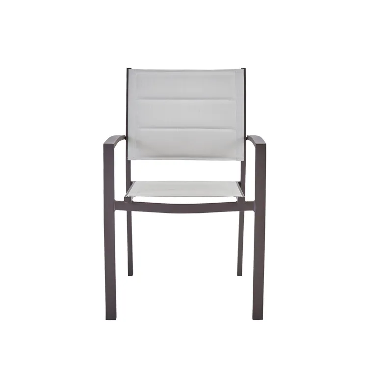 Fauteuil de jardin Orion beta en aluminium marron