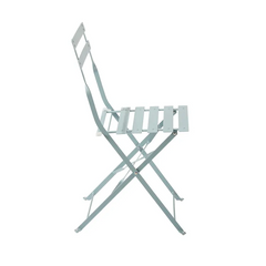 Chaise de jardin Flora en acier vert
