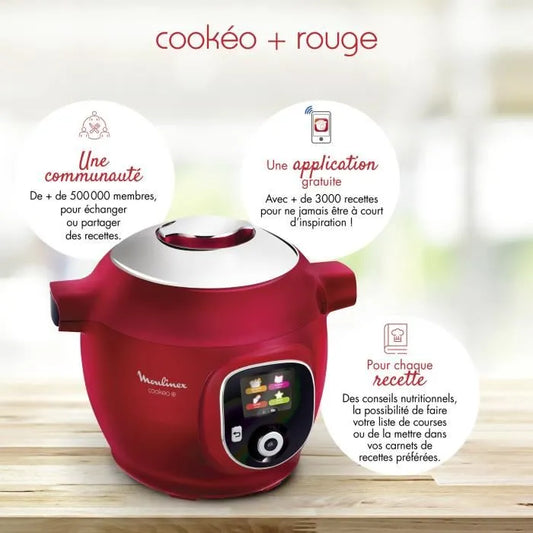 Moulinex Cookeo 6L rouge CE85B510
