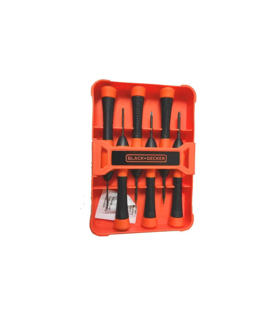 Set 6 pcs tournevis de précision BLACK & DECKER - 3231777