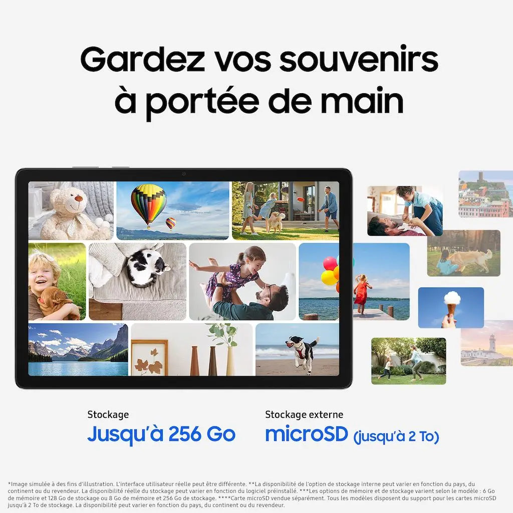 Samsung Galaxy Tab A11+ Wi-Fi 128 Go Gris - Tablette Tactile 11" Full HD 90 Hz