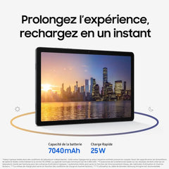 Samsung Galaxy Tab A11+ Wi-Fi 128 Go Gris - Tablette Tactile 11" Full HD 90 Hz