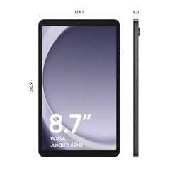 Samsung Galaxy Tab A9 64 Go + Coque - Tablette Tactile 8,7" Wi-Fi Gris
