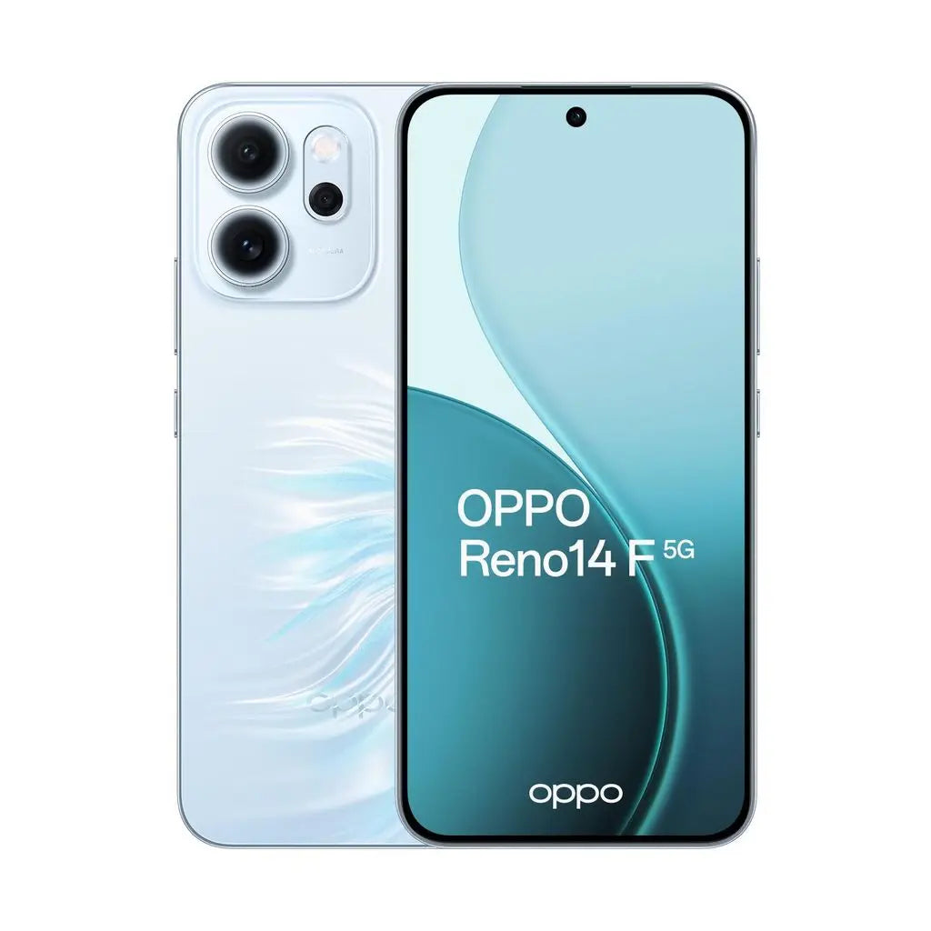 OPPO Reno14 F 5G 256 Go Bleu - Smartphone AMOLED 120 Hz 50 MP IA