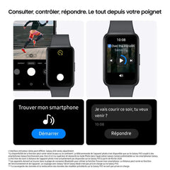 Samsung Galaxy Fit3 Gris - Montre Connectée Sport et Bien-être AMOLED 1,6"