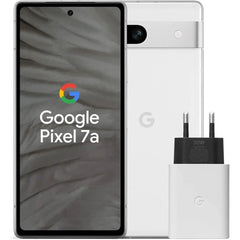 Pack Google Pixel 7a 128 Go Blanc + Chargeur Secteur Inclus