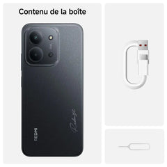 Xiaomi Redmi 15C 128 Go Noir - Smartphone 6,9" 120 Hz Batterie 6000 mAh