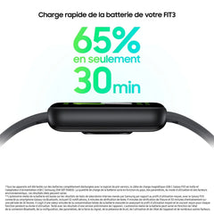 Samsung Galaxy Fit3 Gris - Montre Connectée Sport et Bien-être AMOLED 1,6"